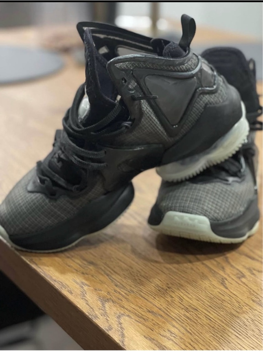 Kids Black and Gray Athletic Sneakers - Stylish Lightweight Support